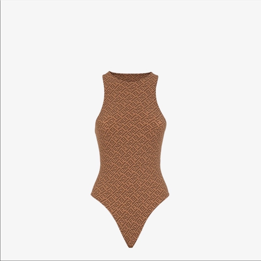 FENDI X SKIMS high neck bodysuit